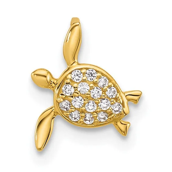 Best Jewelry Deals – Premium Quality At Exclusive Discounts Turtle Pendant 14k w/ CZ