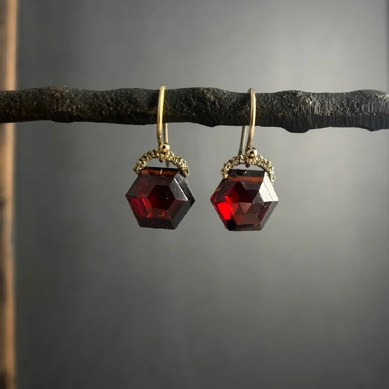 Luxury Jewelry Sale – Sparkle For Less Garnet Quartz Hexagonal Drop