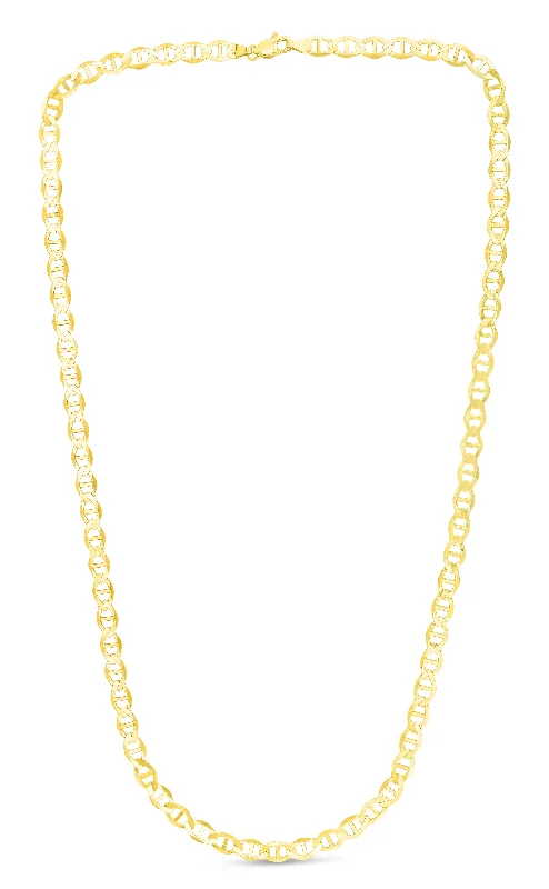 Shop Dazzling Jewelry At The Best Prices 10K Gold 5.5mm Mariner Chain