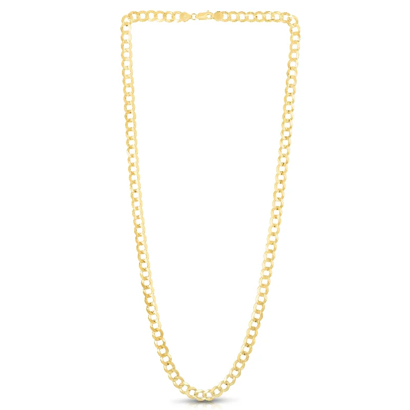 Limited-Time Offer On Elegant Jewelry Pieces 10K Gold 7.0mm Comfort Curb Chain