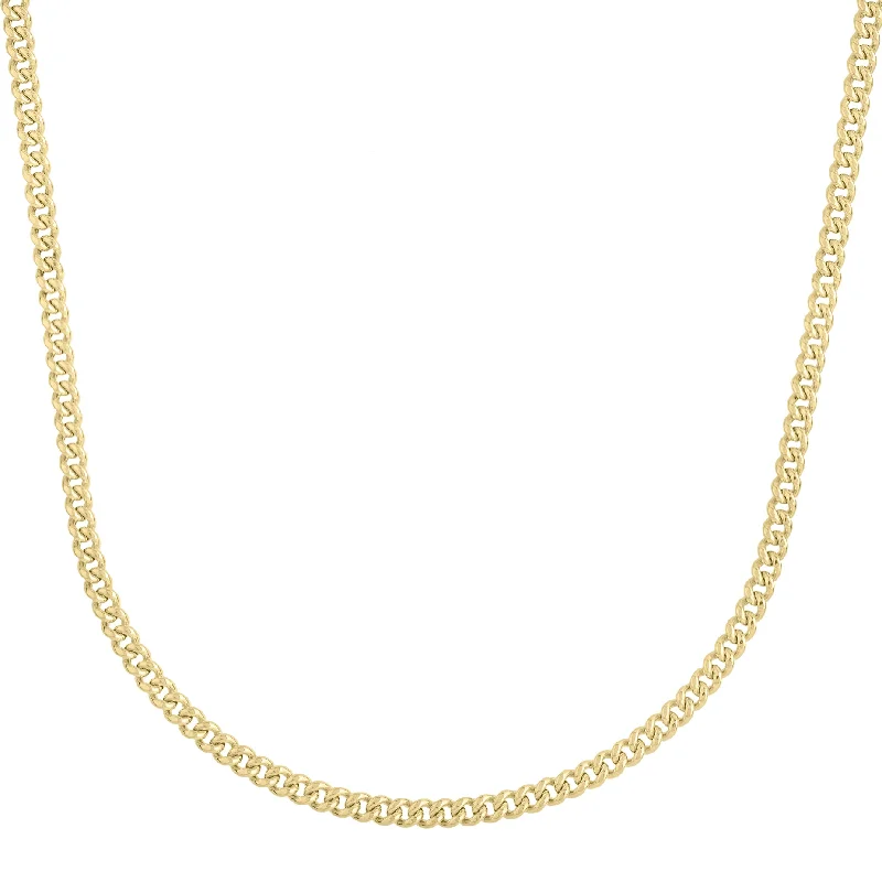 Eco-Friendly Sustainable Jewelry For Conscious Buyers 14K Gold 3.65mm Light Gourmette Chain