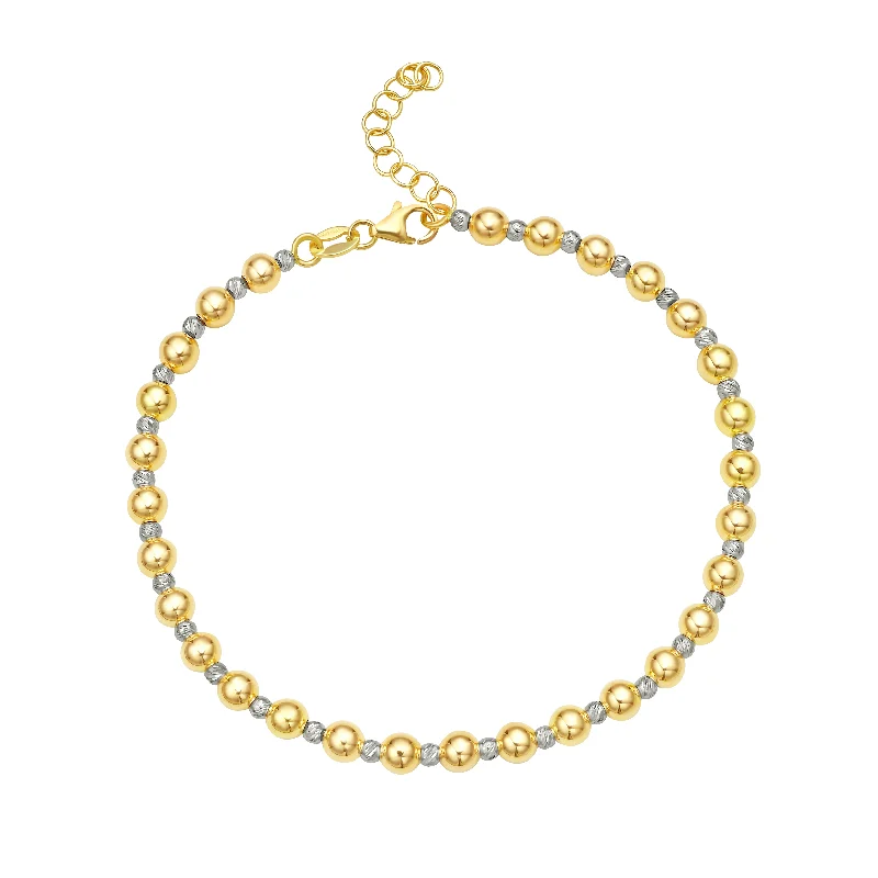 Don't Miss Out – Shop Elegant Jewelry For Less 14K Polished & Diamond Cut Bead Necklace