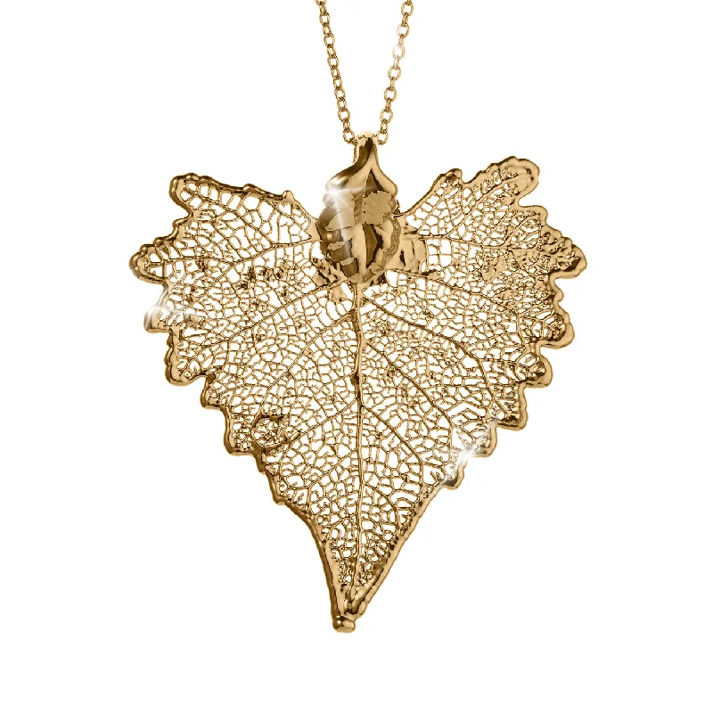 Personalized Jewelry Sale – Meaningful Gifts At Great Prices 24k Gold Leaf Pendant