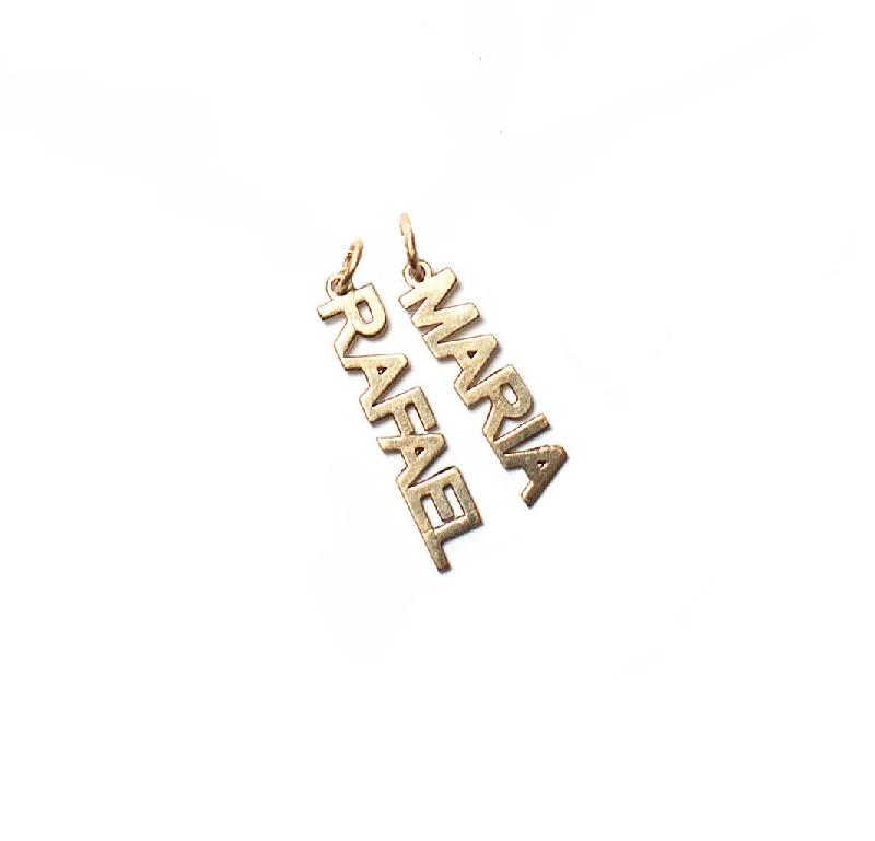 Clearance Sale On High-End Jewelry Collections custom name CHARM ONLY