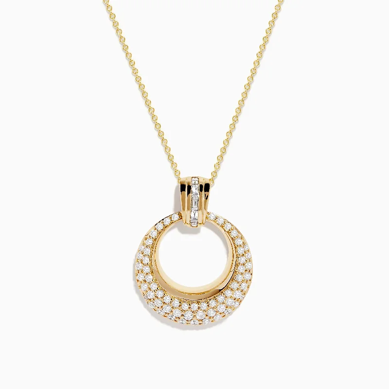 The Ultimate Jewelry Sale – Exclusive Styles At Great Prices D'Oro 14K Yellow Gold Diamond Pendant