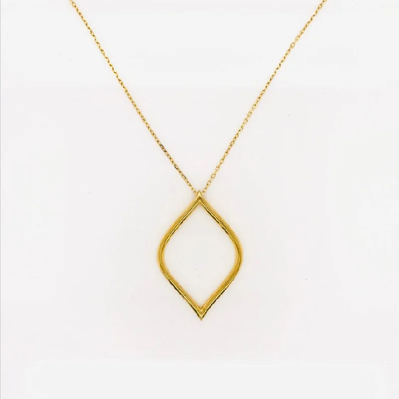 Marquis Pendant in Vermeil