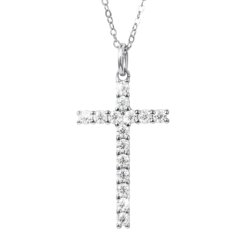 Moissanite Ladies Cross