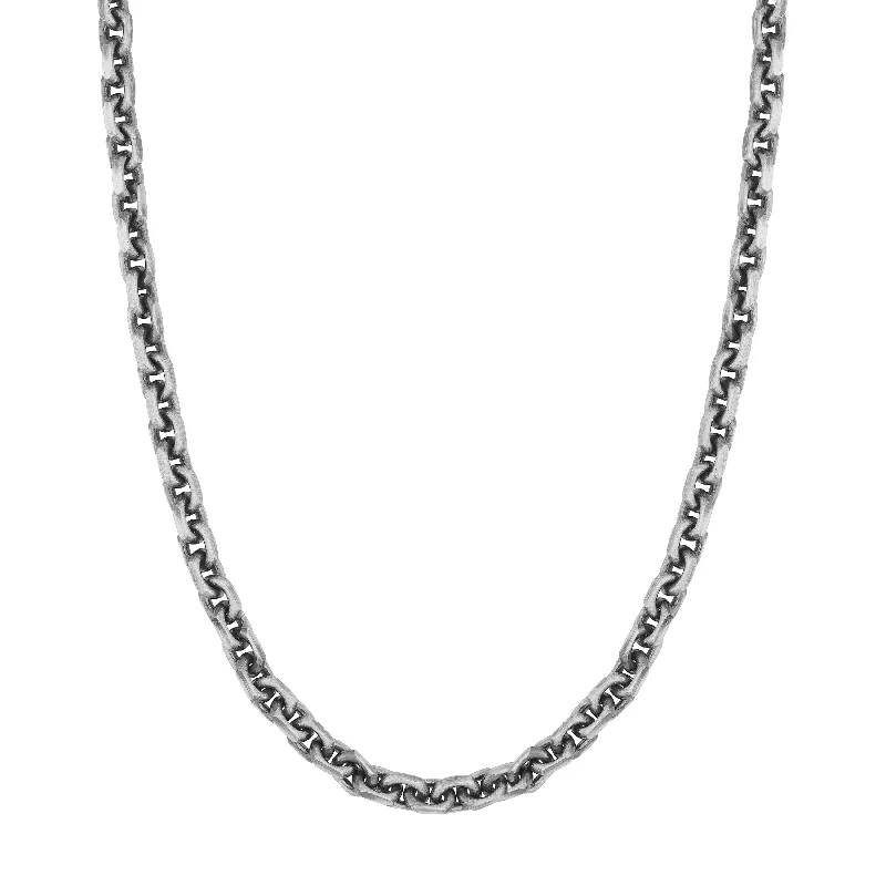 Sterling Silver D/C Cable Link Chain