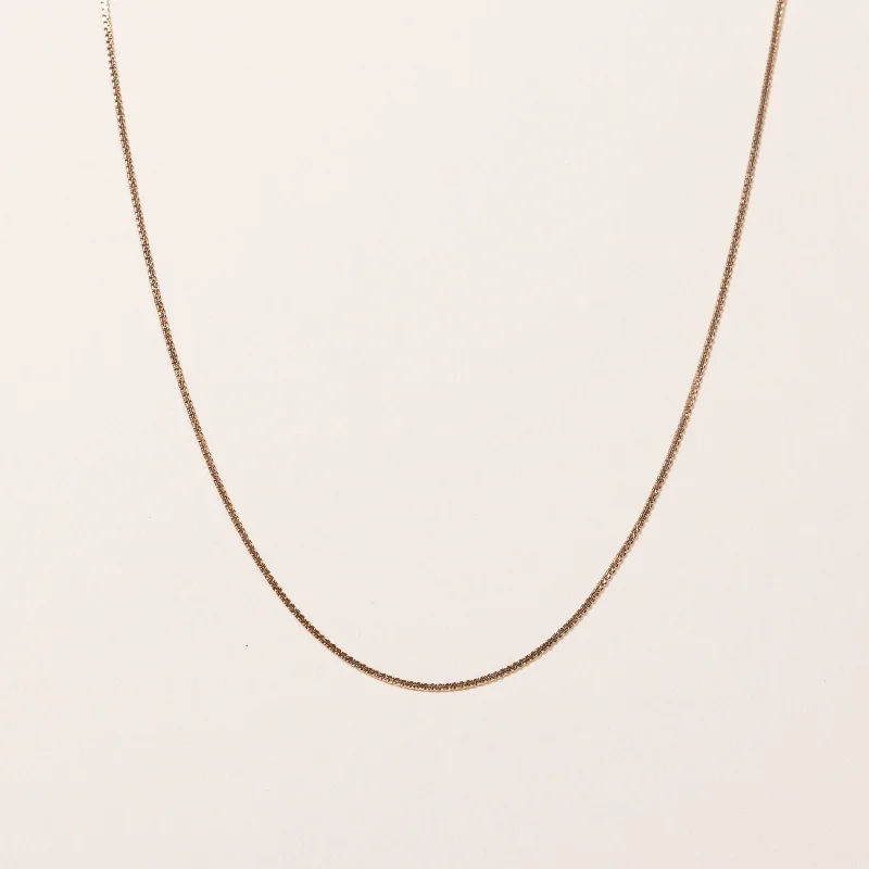 10k Yellow Gold Chain | 20"