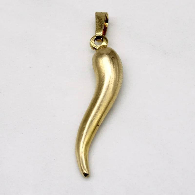 Shine Without Limits – Jewelry Sale Happening Now 10k Yellow Gold Cornicello Pendant