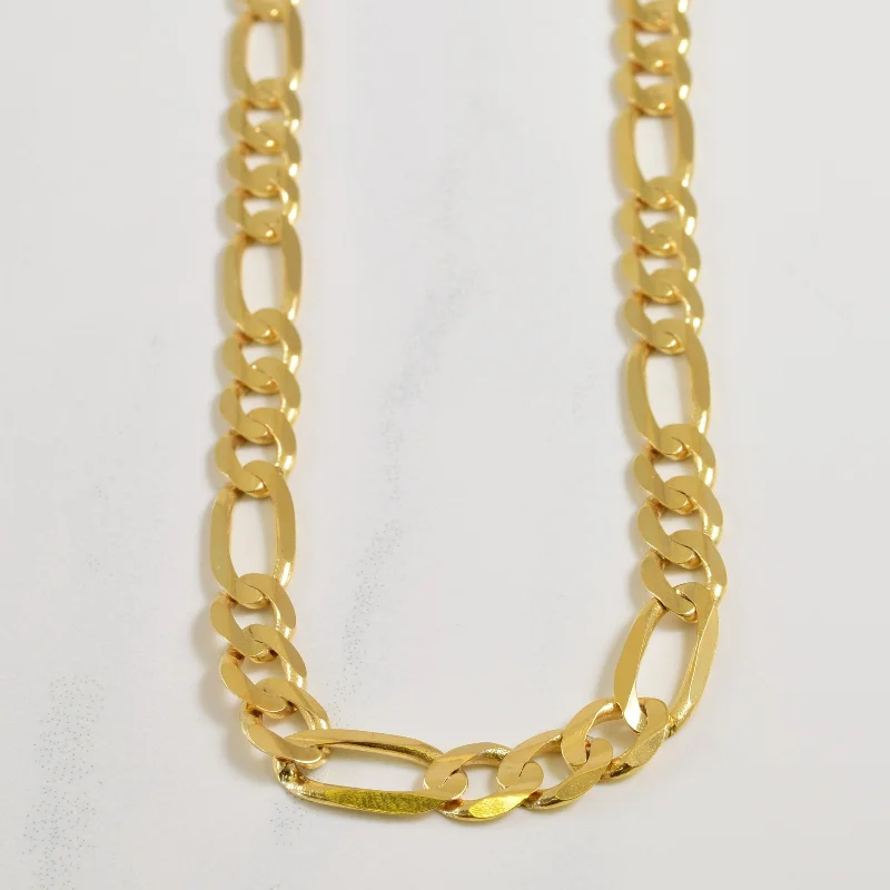 10k Yellow Gold Figaro Chain | 18.75" |