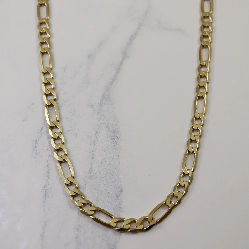 Elegant Jewelry, Exclusive Prices – Shop Now 10k Yellow Gold Figaro Chain | 20" |