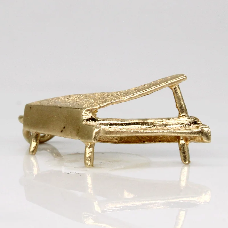 Eco-Friendly Sustainable Jewelry For Conscious Buyers 10k Yellow Gold Grand Piano Pendant