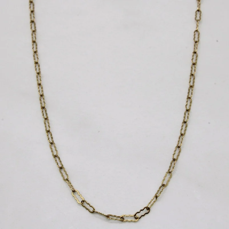 10k Yellow Gold Chain | 18" |