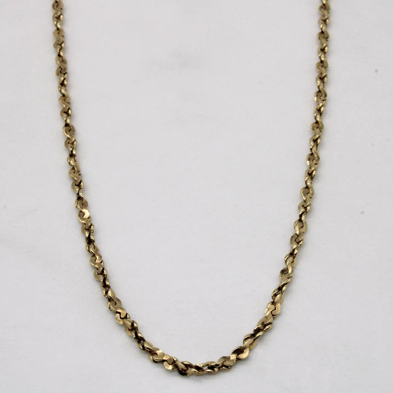 10k Yellow Gold Rope Chain | 22" |