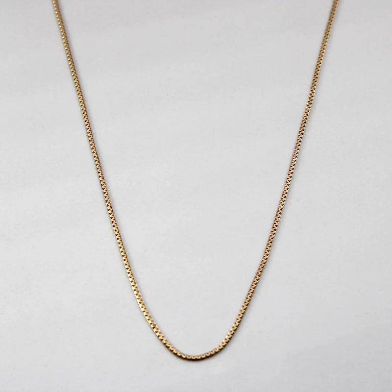 10k Yellow Gold Serpentine Chain | 24"|