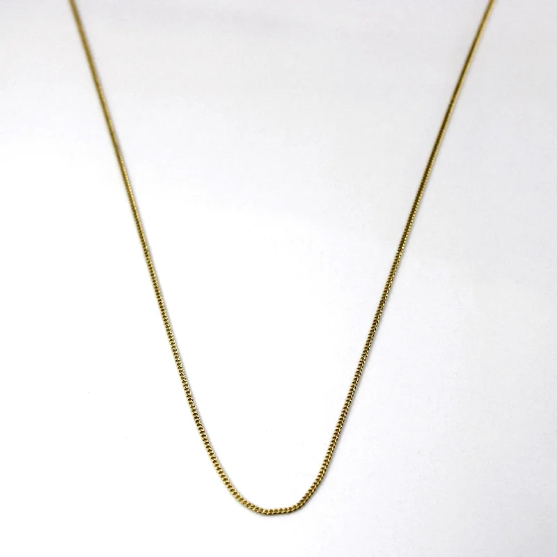 Timeless Beauty, Unbeatable Deals – Jewelry Sale On 14k Yellow Gold Cable Chain | 19"|