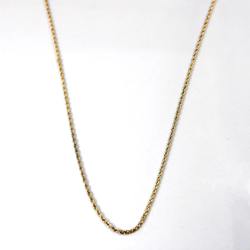 14k Yellow Gold Prince of Wales Chain | 16"|