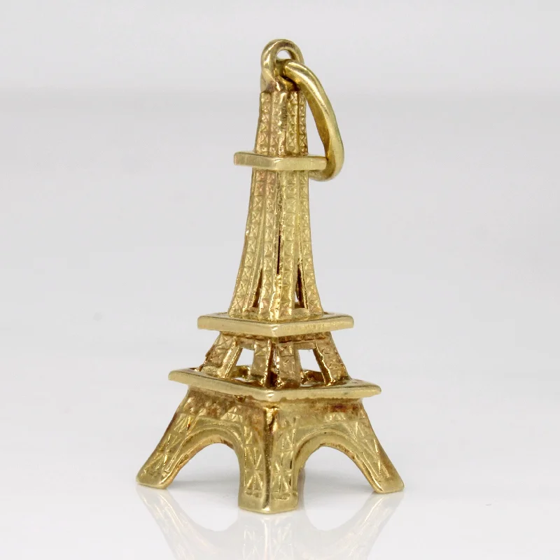 Upgrade Your Collection With Our Limited-Time Jewelry Sale 14k Yellow Gold Eiffel Tower Pendant