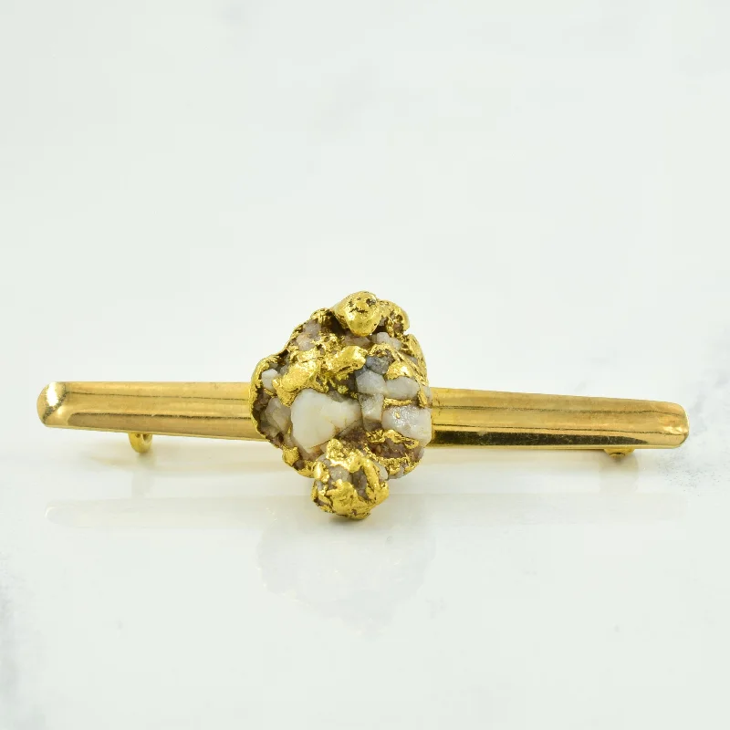 Elegant Jewelry At Unbeatable Offers – Shop Before It's Gone 14k Yellow Gold Nugget Brooch |