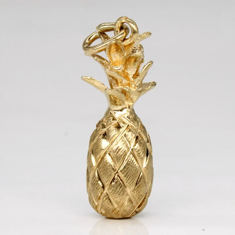 Limited Stock On Premium Jewelry At Low Prices 14k Yellow Gold Pineapple Pendant