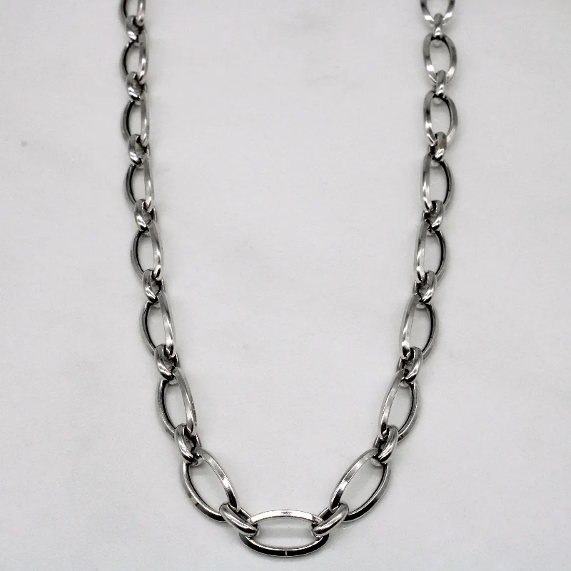 18k White Gold Necklace | 16" |