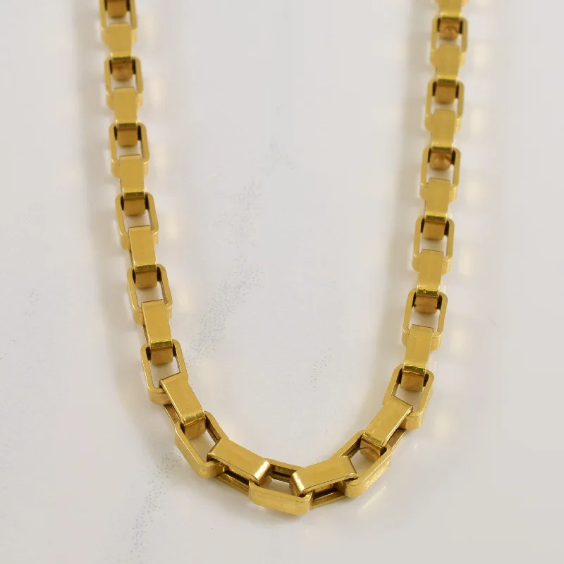 Once-A-Year Jewelry Deals – Shop Before They’Re Gone 18k Yellow Gold Elongated Box Chain | 24.5" |