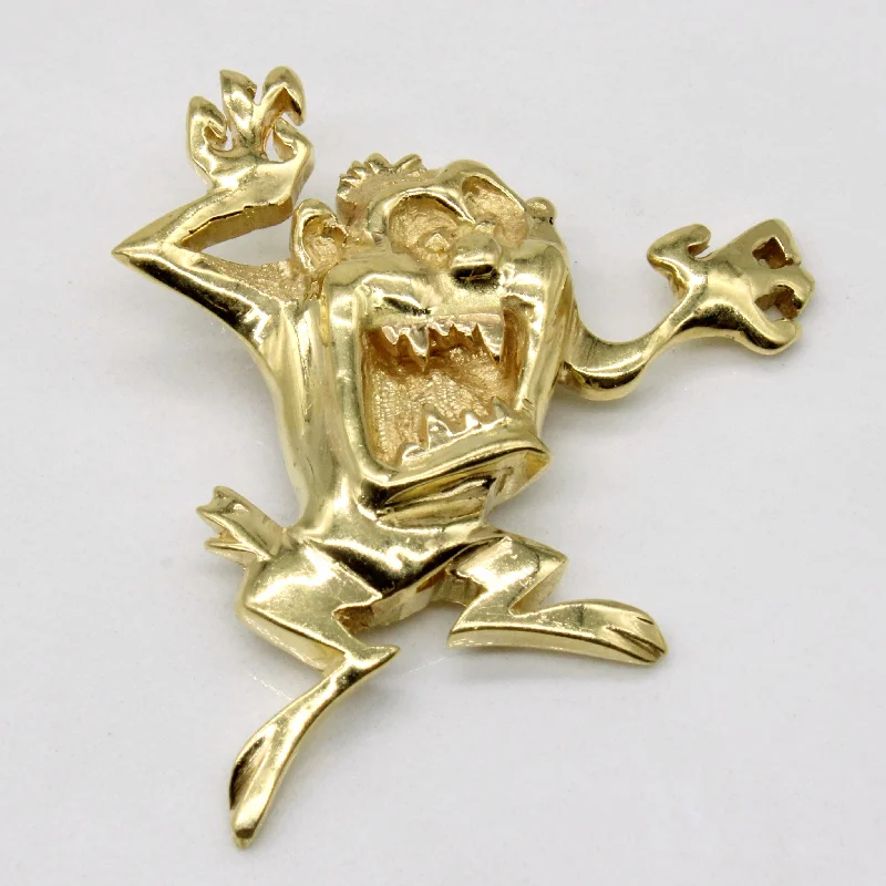 Once-A-Year Jewelry Deals – Shop Before They’Re Gone 18k Yellow Gold Tasmanian Devil Pendant