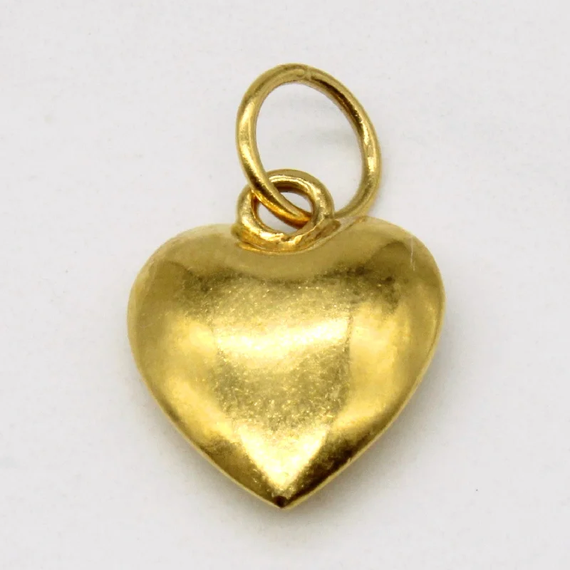 Affordable Luxury Jewelry For Every Occasion 22k Yellow Gold Heart Pendant