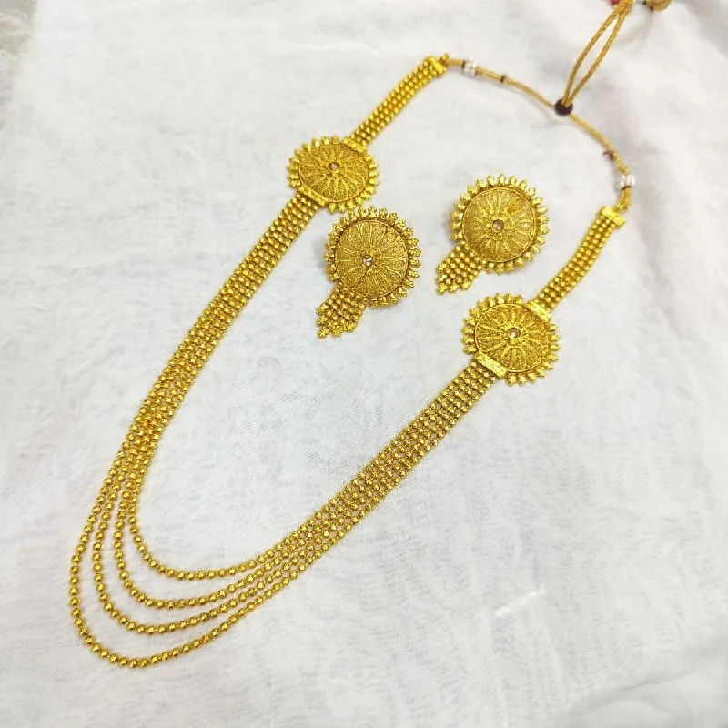 The Biggest Jewelry Sale Of The Year Is Here Akruti Collection Gold Plated Long Necklace Set