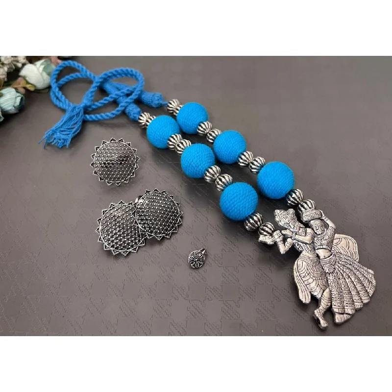 High-End Sparkle, Low-End Prices – Shop Now Akruti Collection Oxidised Plated Combo Set