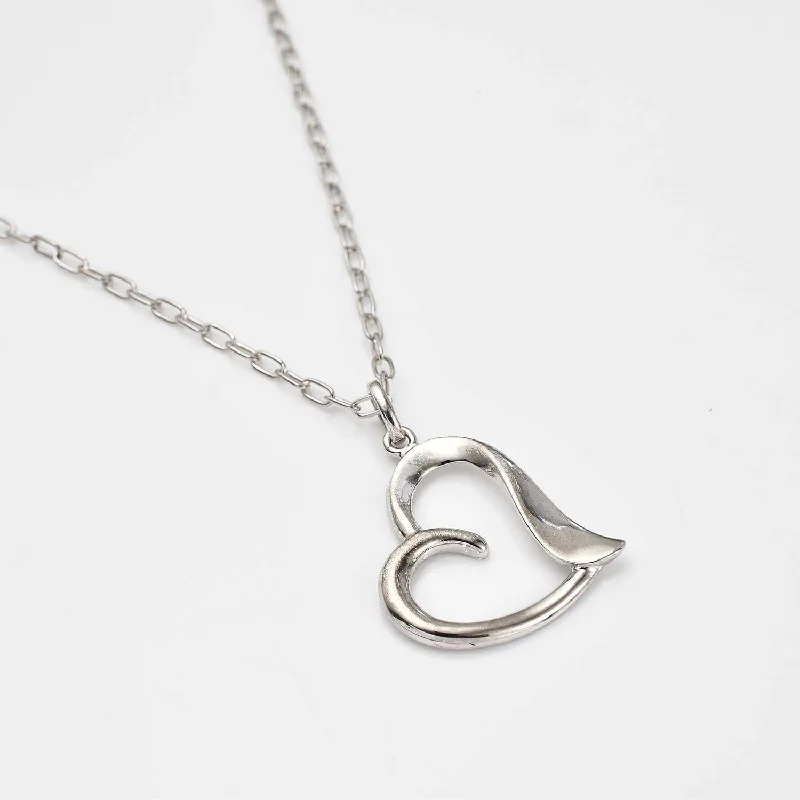 Timeless Jewelry Styles At Wallet-Friendly Prices Amore Heart Wave Pendant with Free Chain