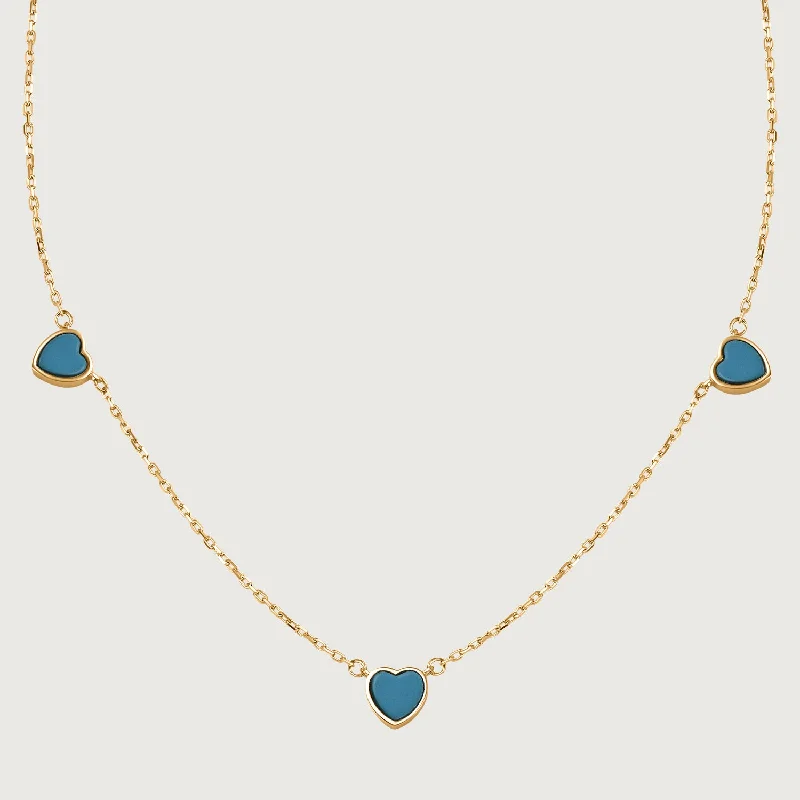 Unlock Unbeatable Jewelry Deals Before They’Re Gone Amore Station Necklace in 9K Gold