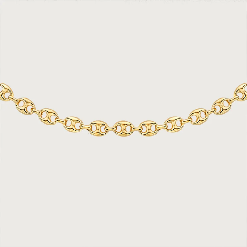 Sparkle For Less – Shop Jewelry Deals Now Anchor Link Chain Necklace in 9K Gold