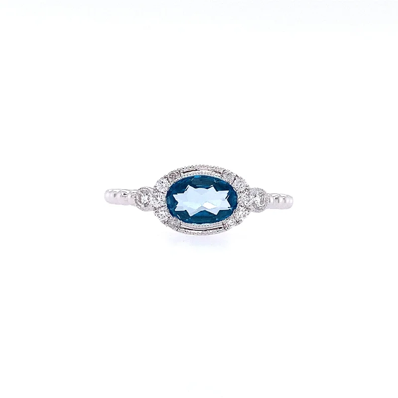 Blue Topaz Ring