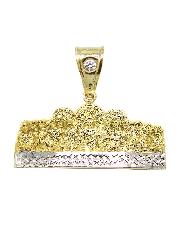 Don't Miss Out – Shop Elegant Jewelry For Less 10K Gold Last Supper Pendant | 4.8 Grams