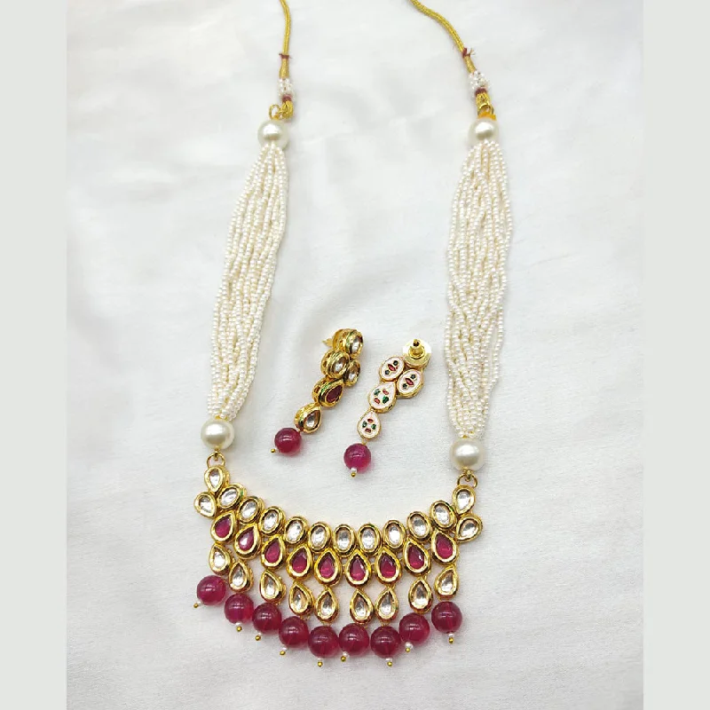 Premium Jewelry Now Available At Special Discounts Lucentarts Jewellery Gold Plated Pearl Necklace Set