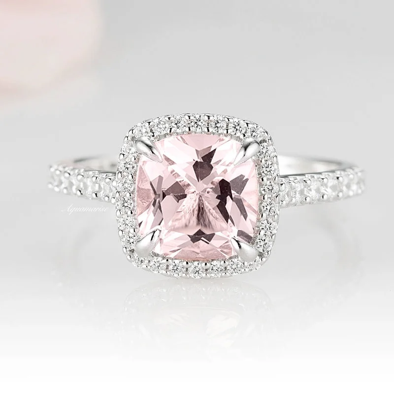 Special Sale On Handcrafted Jewelry – Shop Today Belle Morganite Ring- Sterling Silver