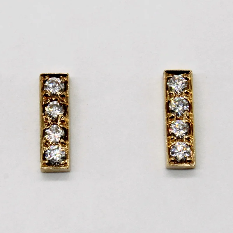 Your Perfect Accessory At The Perfect Price Diamond Colum Earrings | 0.20ctw |