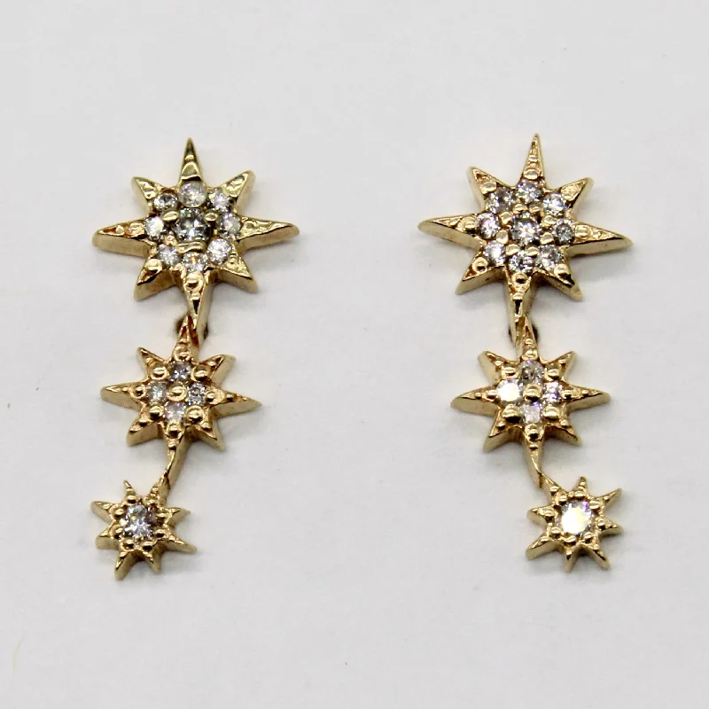 Sparkle In Style With Our Best Jewelry Deals Diamond Star Earrings | 0.16ctw |