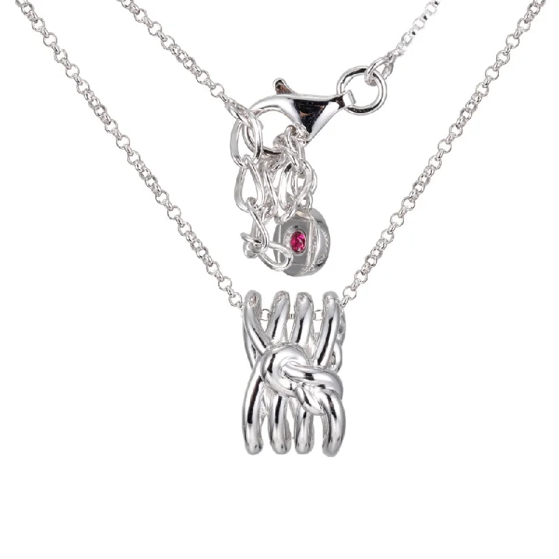 Elle Sterling Silver SS Spellbound Pendant Necklace