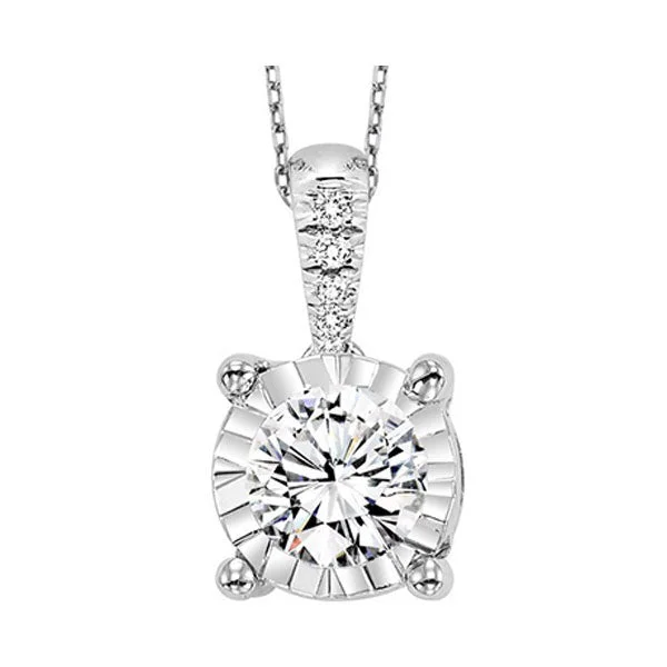 14KT WHITE GOLD DIAMOND (1CTW) PENDANT