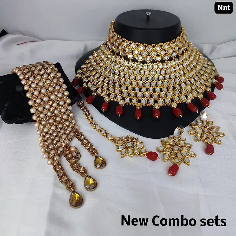 Shop Elegant Jewelry At Unbeatable Prices Lucentarts Jewellery Gold Plated Combo Set