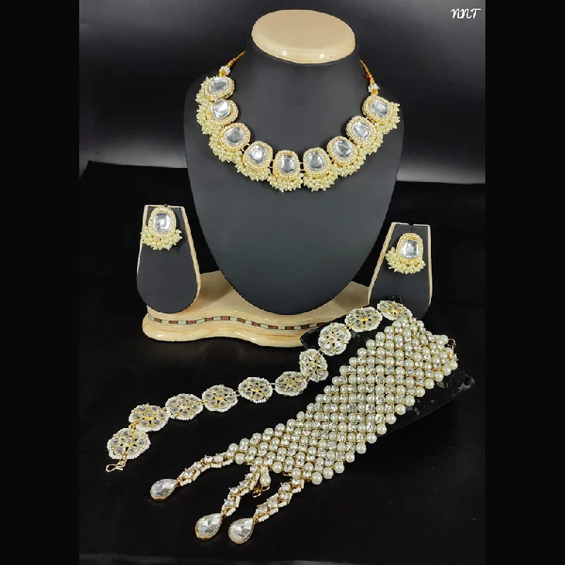 Jewelry Sale Alert – Shop Timeless Elegance Today Lucentarts Jewellery Gold Plated Combo Set