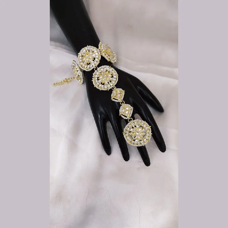 Sparkle On A Budget – Fine Jewelry For Less Lucentarts Jewellery Gold Plated Kundan Stone Hand Harness