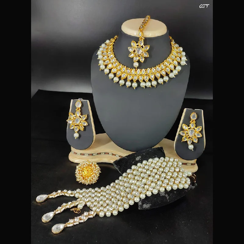 High-End Jewelry, Now More Affordable Than Ever Lucentarts Jewellery Gold Plated Combo Set