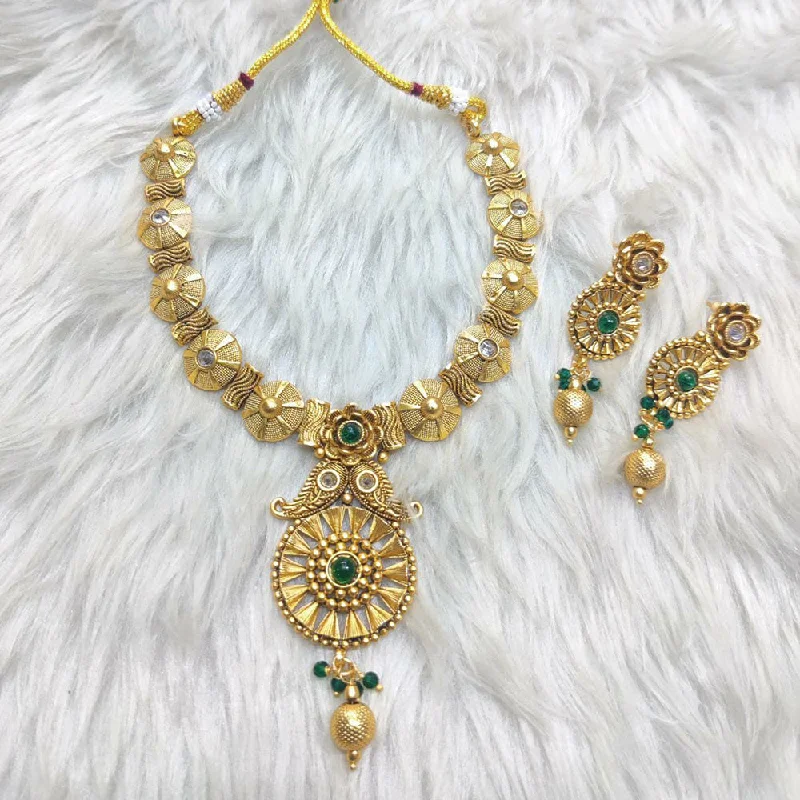 The Perfect Jewelry Piece At The Perfect Discount Manisha Jewellery Gold Plated Necklace Set