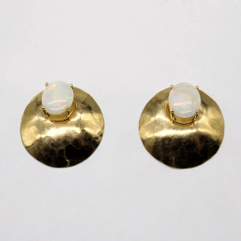 Exclusive Savings On Timeless Jewelry Pieces Opal Shield Earrings | 3.60ctw |