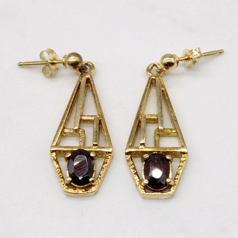 Unique Jewelry For Less – Shop The Sale Now Ornate Garnet Drop Earrings | 0.70ctw |