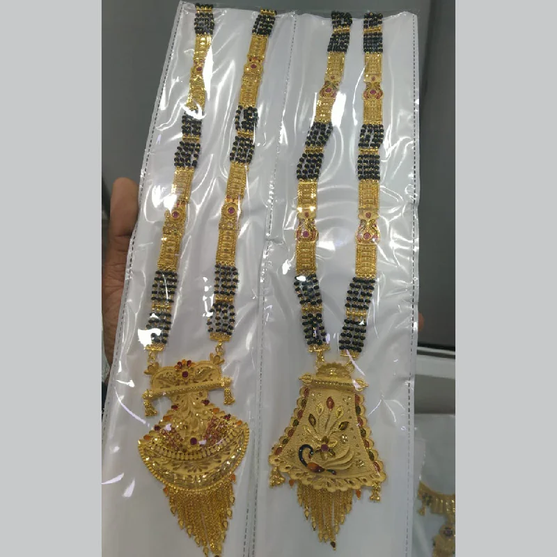 Best Jewelry Sale Prices – Limited-Time Offer Pari Art Jewellery Forming Gold Mangalsutra (Assorted Design 1 Piece Only)